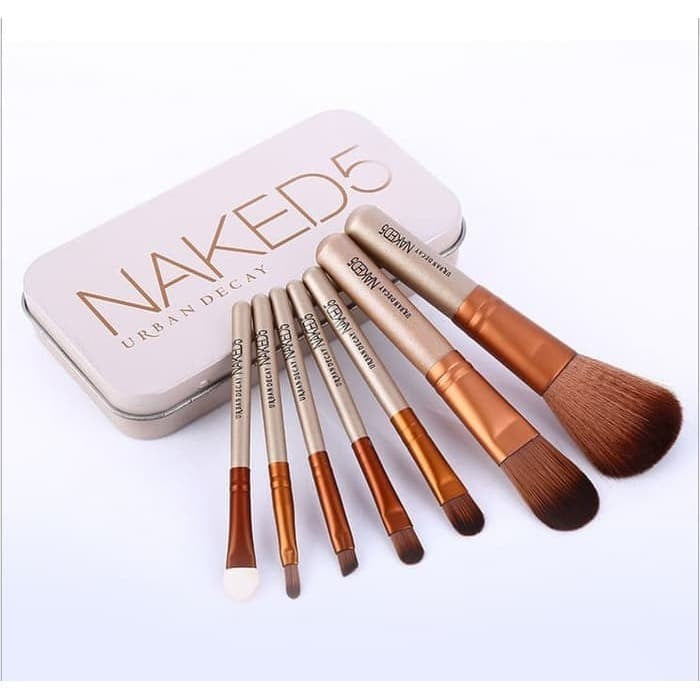 NAKED 5 BRUSH KALENG isi 7