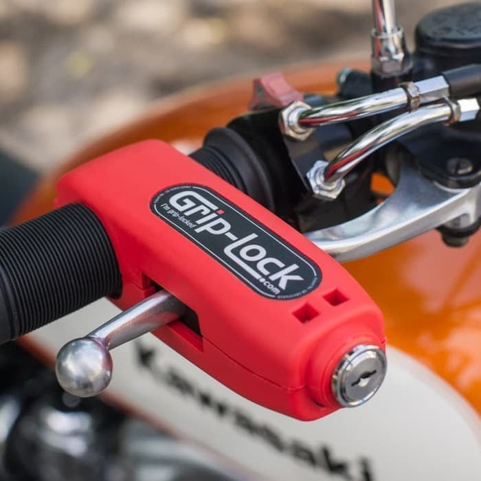 Grip Lock Kunci Gembok Pengaman Anti Maling Stang Motor Gowes