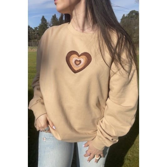 SWEATER CREWNECK LOVE SIGN