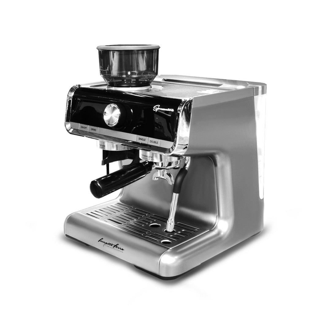 Italy Espresso with Grinder, Ferratti Ferro FCM-5020 SPREZZATURA