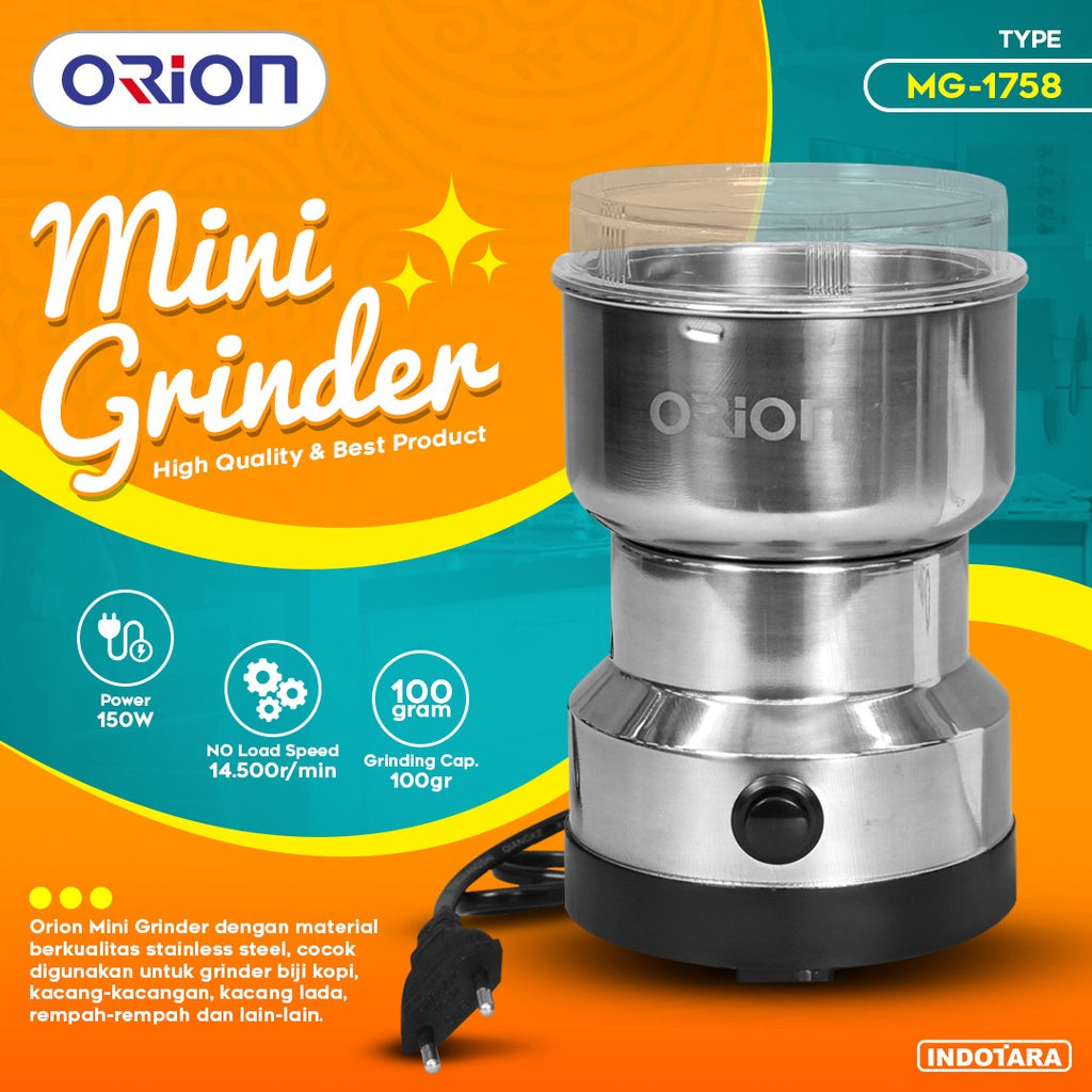 Blender Portable Mixer Elektrik Multi Fungsi - Orion MG1758