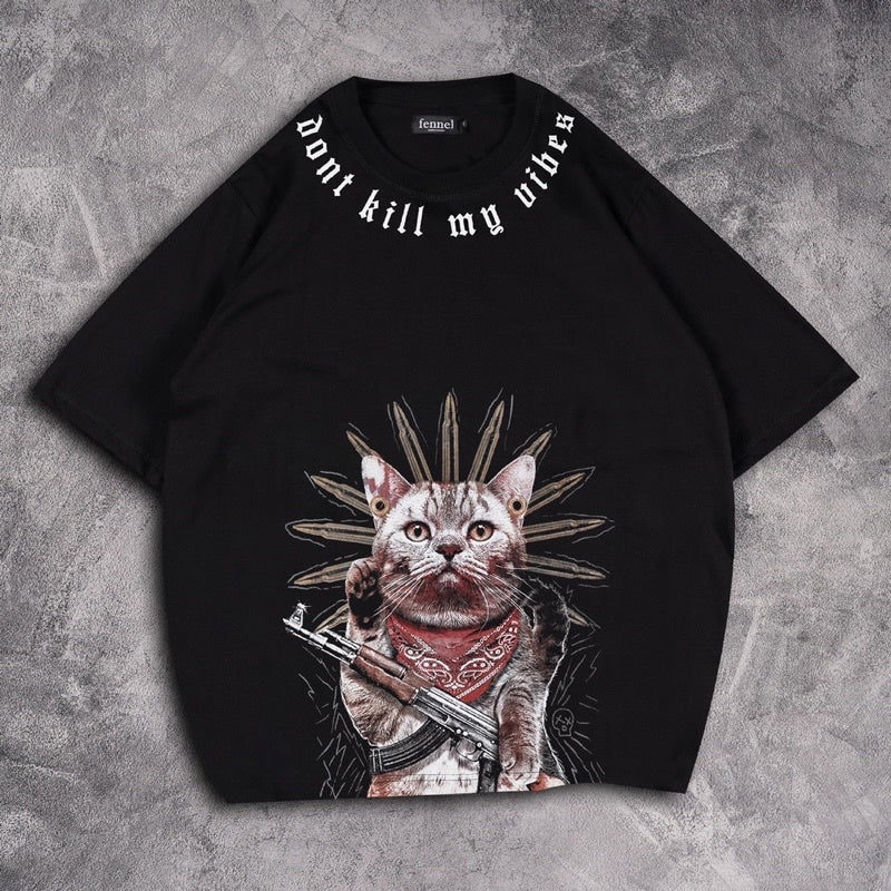 T-Shirt Oversized DONT KILL MY VIBES