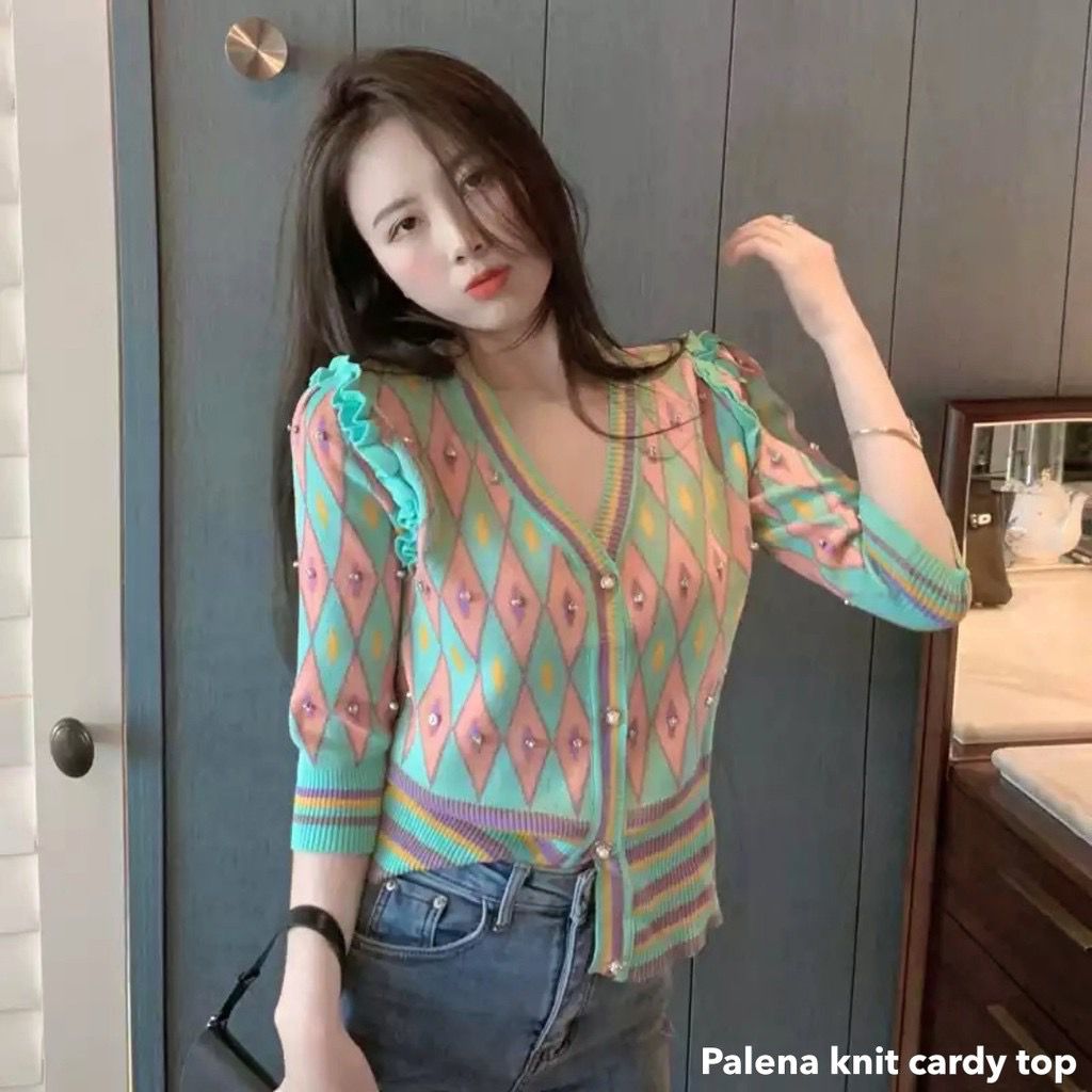 Palena Knit Cardy Top