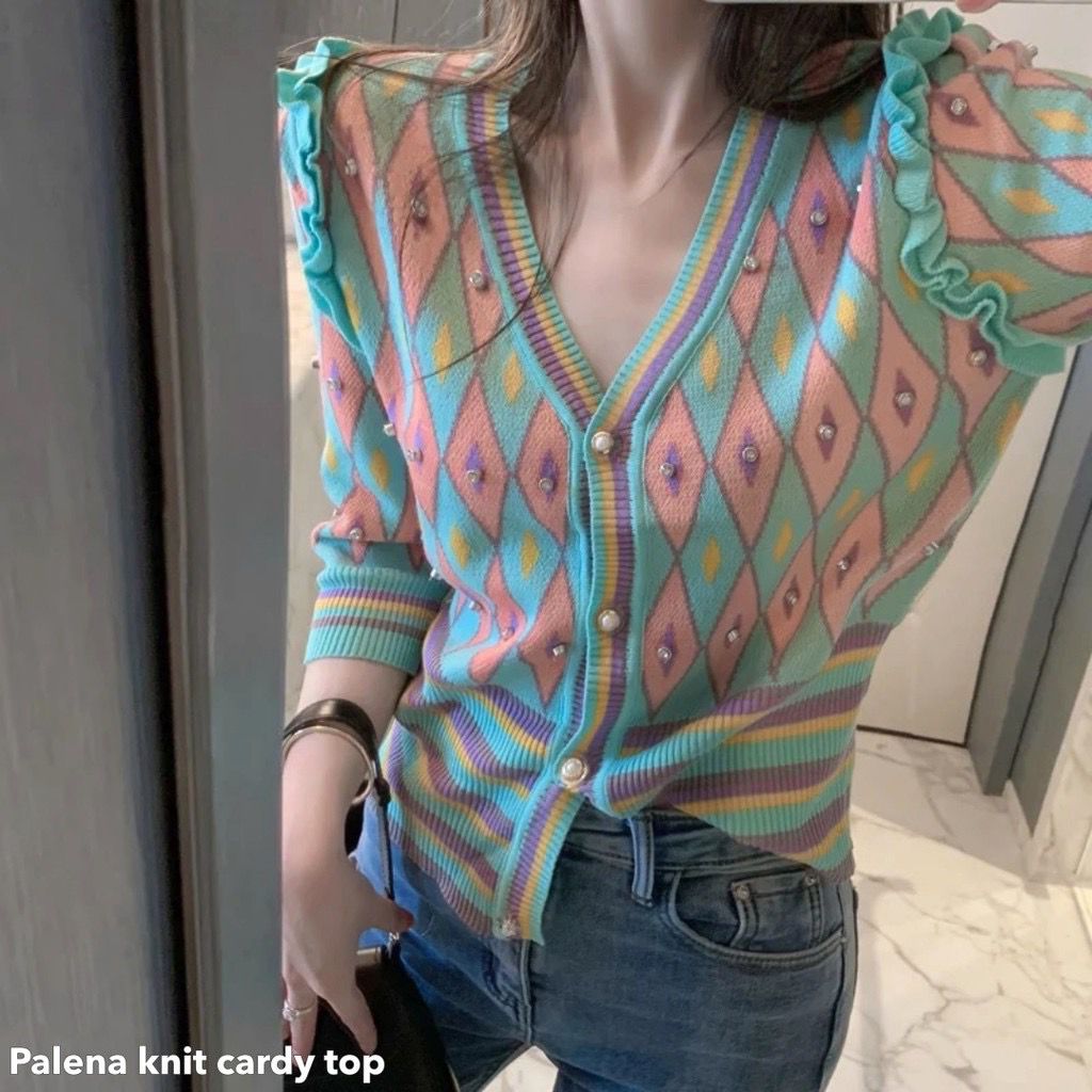 Palena Knit Cardy Top