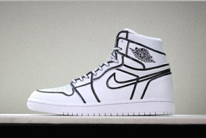 Nike Air Jordan 1 White Board