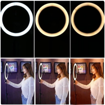 Ring Light 26cm + Light Stand Tripod 2M (Plus Bag)