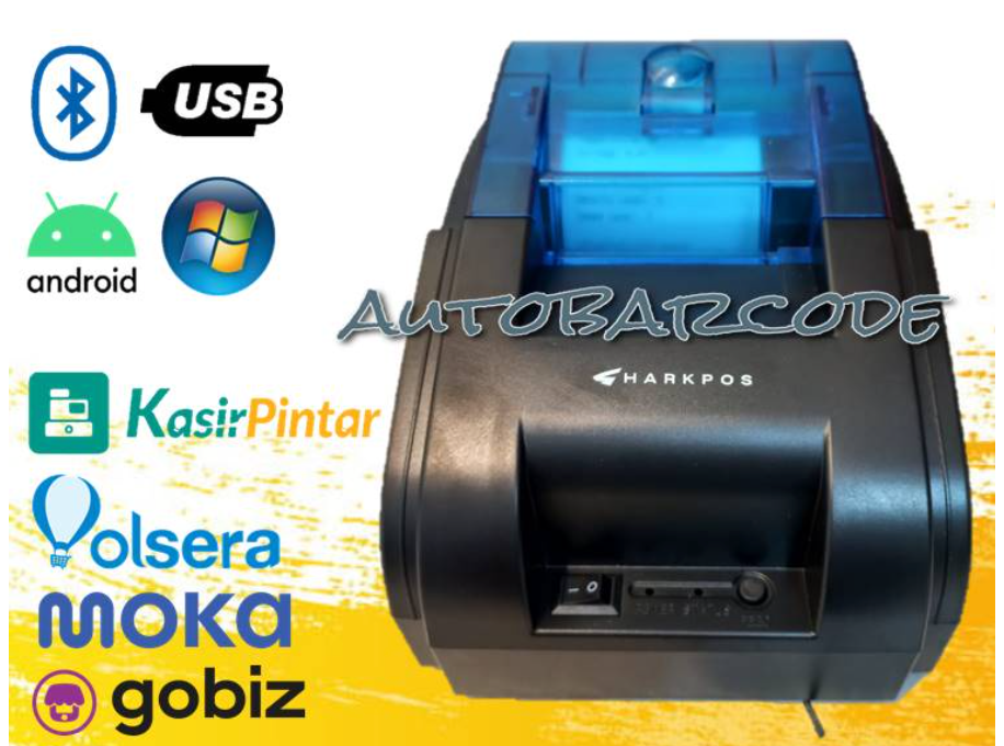 PRINTER BLUETOOTH THERMAL 58MM EPPOS RPP02N SHARKPOS BLUETOOTH