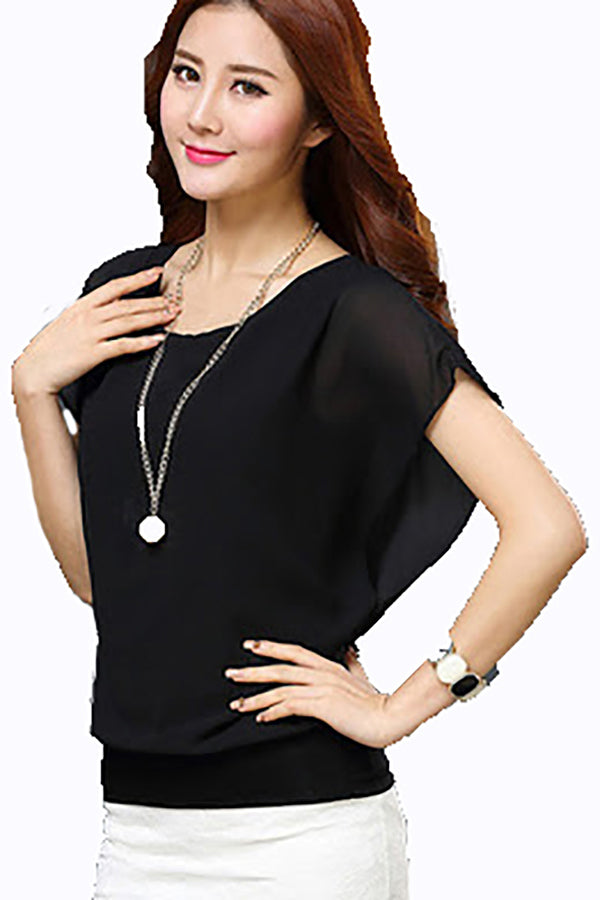 Blus Sifon Model Korea Wing