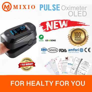 Fingertip Pulse Oximeter Oximetry Sp02 Saturation Monitor LED AB-88 - H1 OLED BLACK