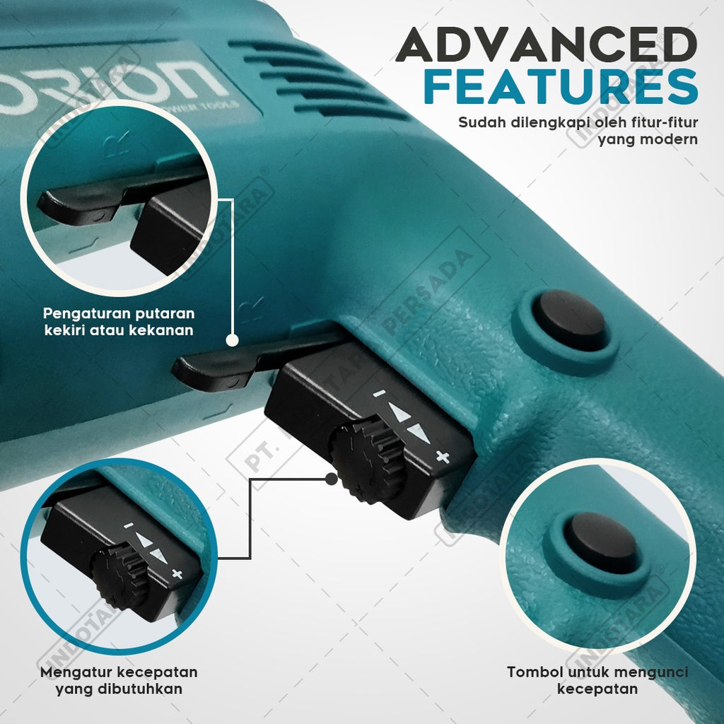 Mesin Bor Impact Drill Listrik Orion HD600P
