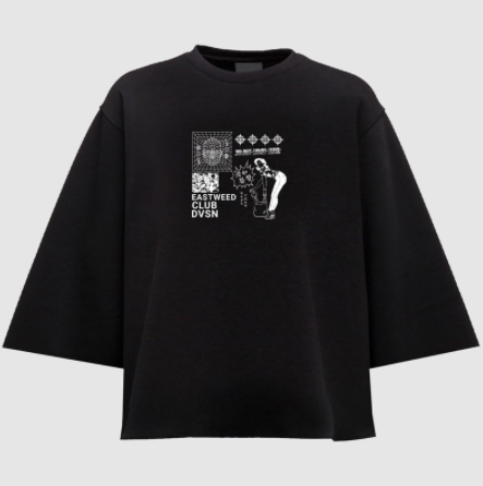 OVERSIZE CROP TOP NEW CLUB