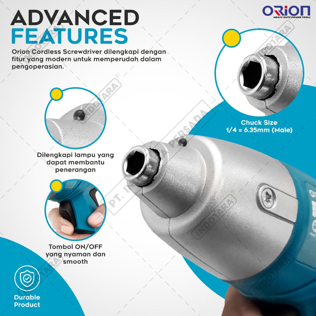 Orion Cordless Screwdriver SD001