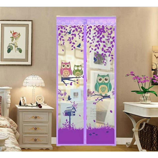 TIRAI PINTU MAGNET ANTI NYAMUK MOTIF