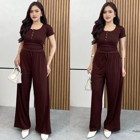 Honey Set | Setelan Spandek Premium | Atasan dan Bawahan Setelan