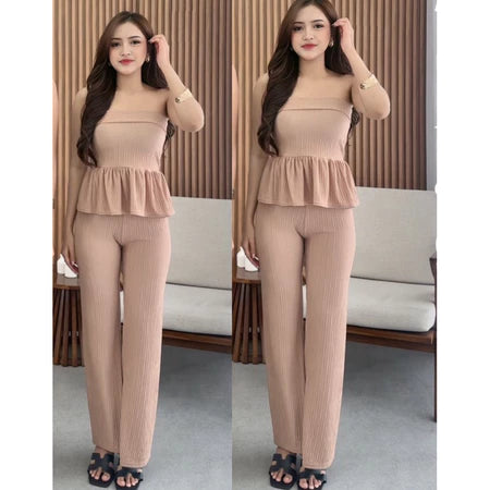 Daisy Set | Setelan Atasan dan Celana Panjang| Setelan Kekinian| Setelan Wanita