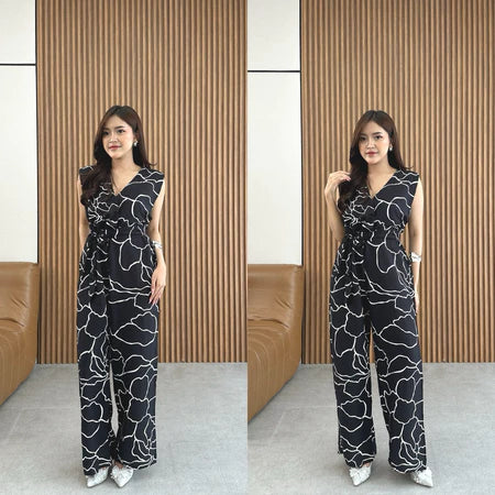 Yoni Long Jumsuit | Jumsuit Panjang | Jumsuit Liburan