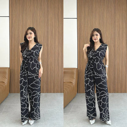 Yoni Long Jumsuit | Jumsuit Panjang | Jumsuit Liburan