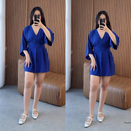 Felice Summer Mini Jumsuit | Jumsuit Summer | Jumsuit Liburan | Jumsuit Pesta