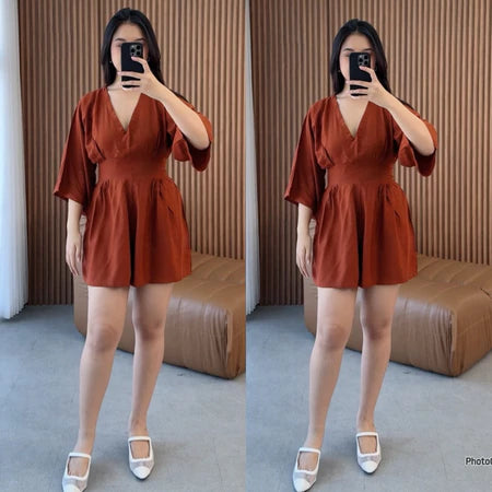 Felice Summer Mini Jumsuit | Jumsuit Summer | Jumsuit Liburan | Jumsuit Pesta