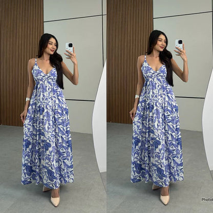 Spageti Long Dress | Dress Pesta | Dress Kundangan | Summer Dress | Dress Liburan