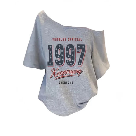 TREPUB. Sabrina T-shirt Oversize Pink 28 Offshoulder Baju Kaos Korean Style | Pria Wanita /391