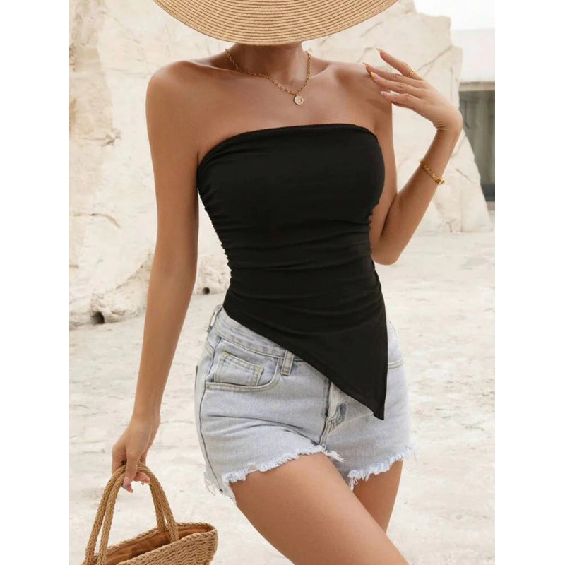 (Divesminis) Billie top kemben tanktop wanita