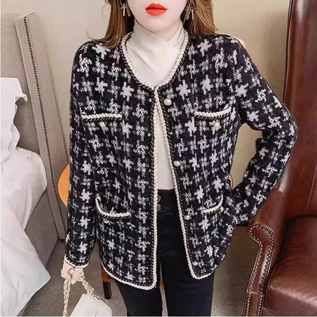 EMITA BLOOM baju atasan cardigan cute crop top lengan panjang wanita korean style premium terbaru 2026