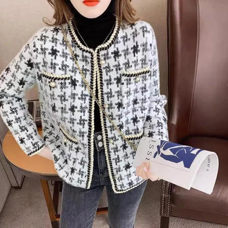 EMITA BLOOM baju atasan cardigan cute crop top lengan panjang wanita korean style premium terbaru 2026