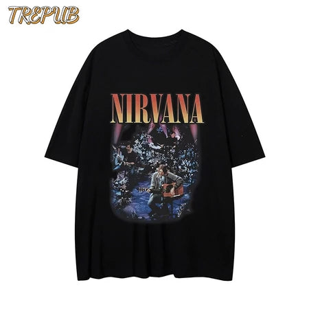 TREPUB.T-shirt Oversize TRE 89 Baju Kaos Korean Style | Pria Wanita /220