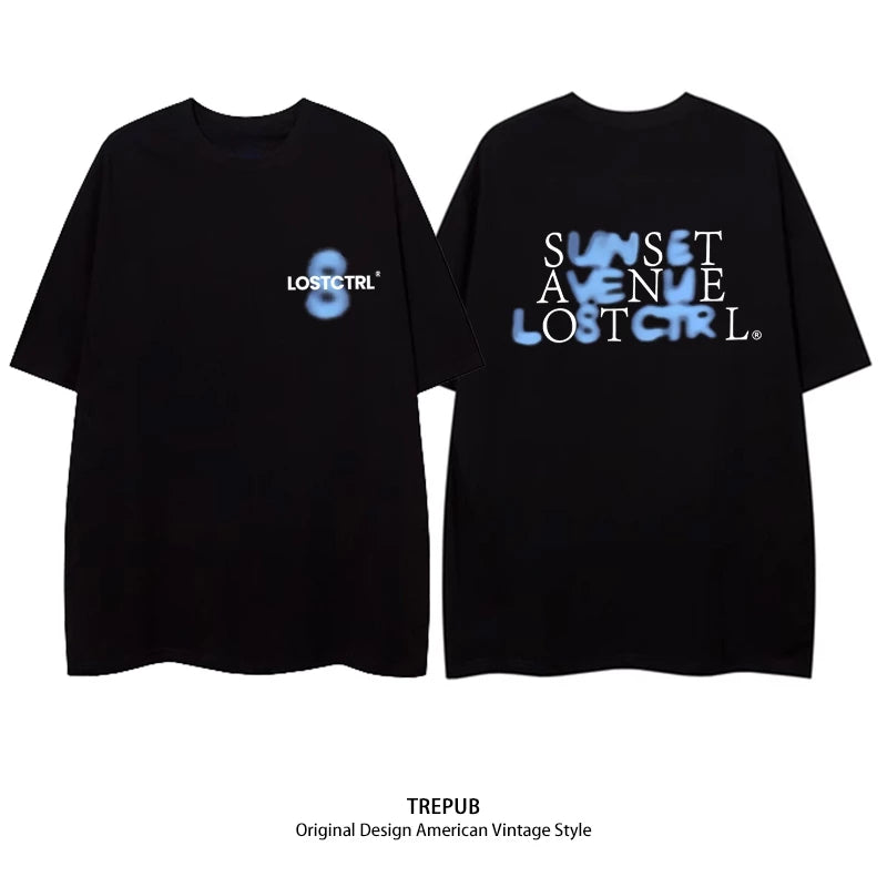 TREPUB.T-shirt Oversize Drink box Baju Kaos Korean Style | Pria Wanita /129