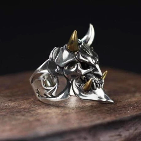 Sadyye Cincin Titanium Bentuk Tren Mode Rubi Bertahtakan Batu Vintage Pria Cincin Hip-Hop Aksesoris