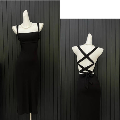 EMITA BLOOM long dress hitam panjang wanita party dress sexy elegant korean style dress pesta import dress press body panjang outfit