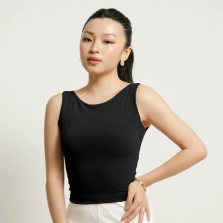 NZINGA Eunjung | Top Wanita – Twist Back Polos Slim Fit | Ukuran S - XXL
