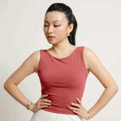 NZINGA Eunjung | Top Wanita – Twist Back Polos Slim Fit | Ukuran S - XXL