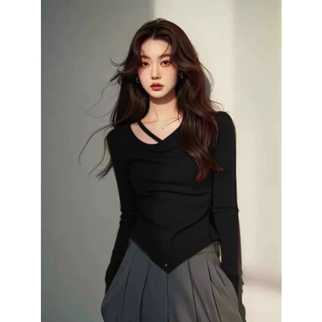 EMITA BLOOM long jaket outer merah polos kondangan wanita kekinian aesthetic korean style outer pesta mewah elegan plus size