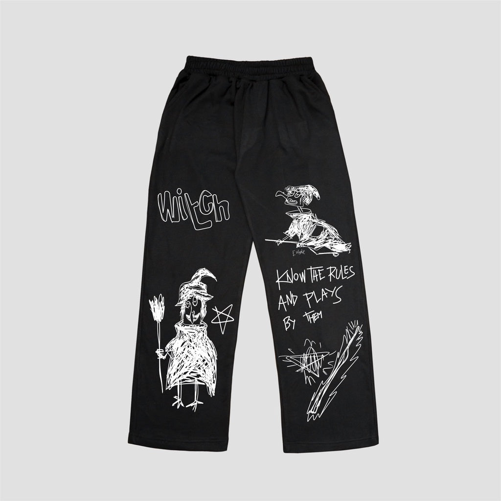 Longpants Terry Witch Black