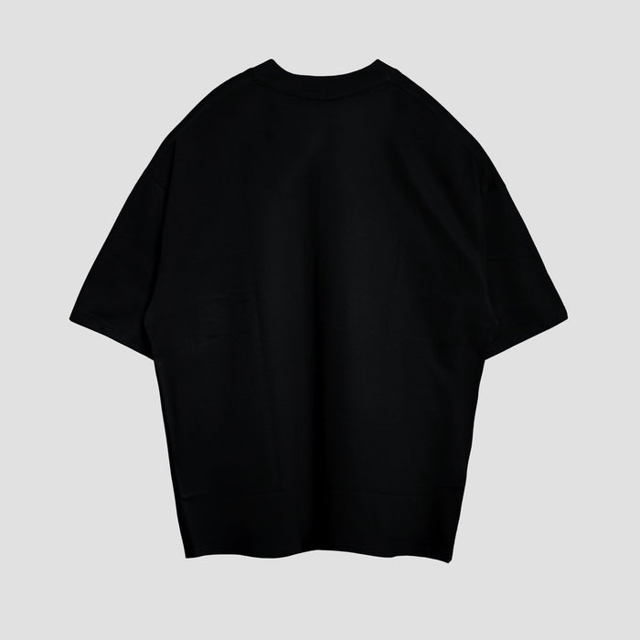 T-shirt Labels Black Oversized