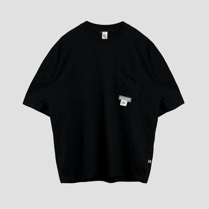 T-shirt Labels Black Oversized