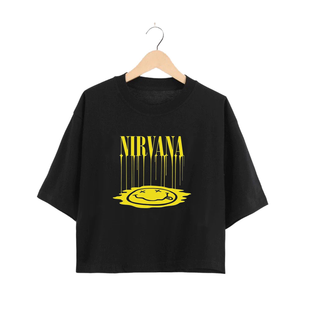 Crop Top Oversize NIRVANA EMOT