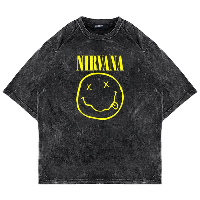T-Shirt Oversize Washing Nirvana