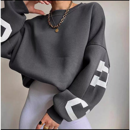 Letter Chicago Sweater Oversize