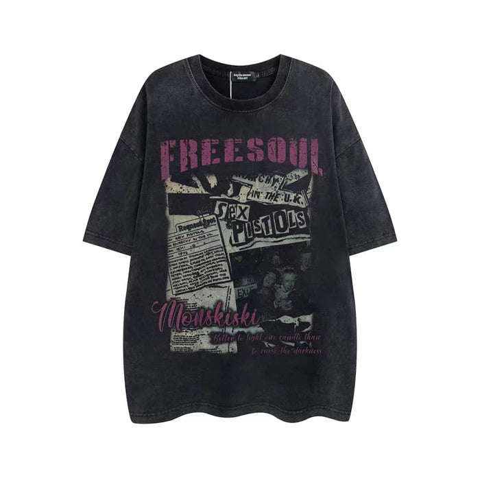 Free Soul Pistols T-Shirt Oversize