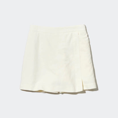 UNIQLO Basic Linen Skort