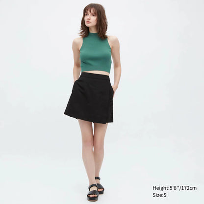 UNIQLO Basic Linen Skort