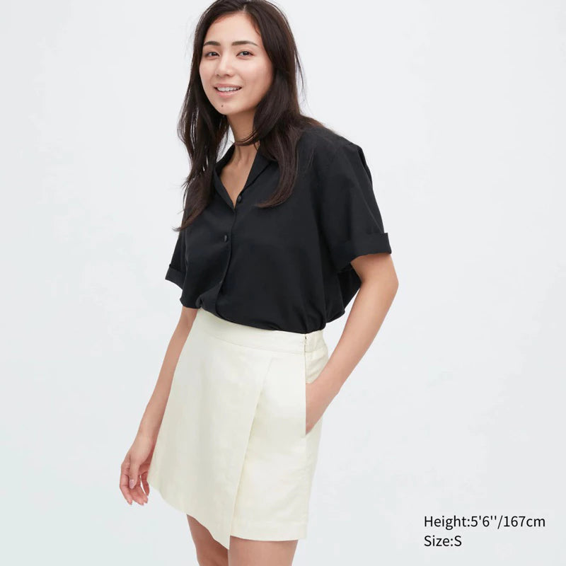 UNIQLO Basic Linen Skort