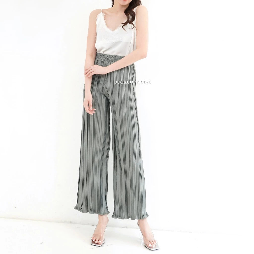 Celana Kulot Plisket BB Wavy / Kulot BB / Pleated Cullote Pants / Pleated Pants