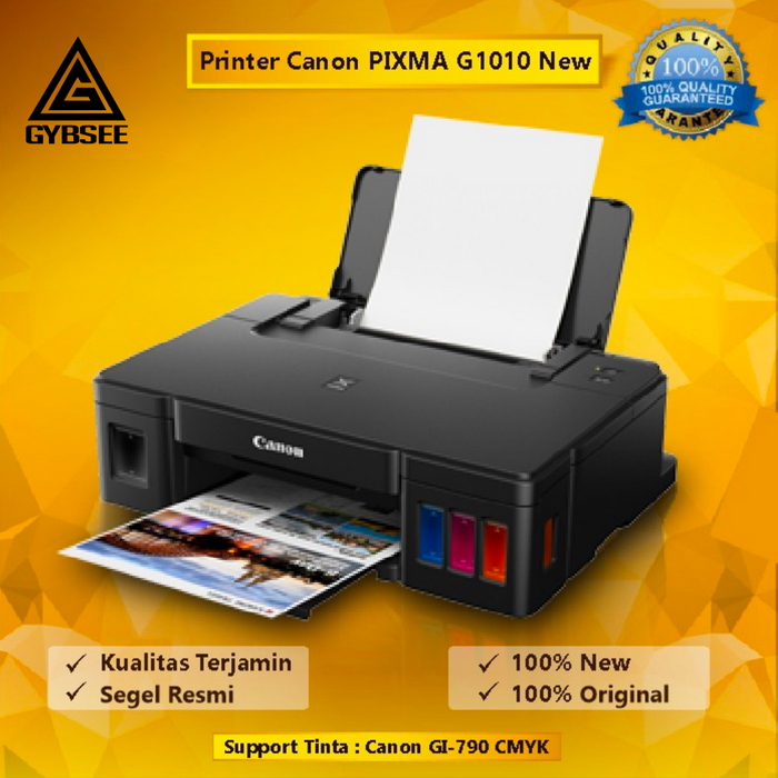 Printer Inkjet Canon PIXMA G1020 / G1010 / G1730 InkTank system New Original Resmi Penerus G1000 Ink Tank GI-790 790 Infus Pabrik Prin