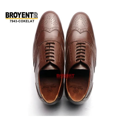 Sepatu Pantofel Pria Kulit Sapi Asli Elegan 7943