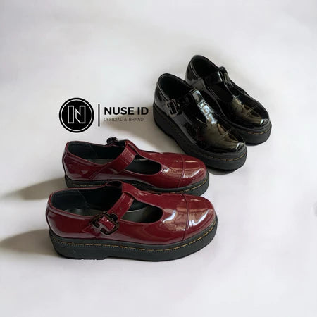 Nuse Id - Loly Sepatu Docmart Wanita / Loafers Wanita