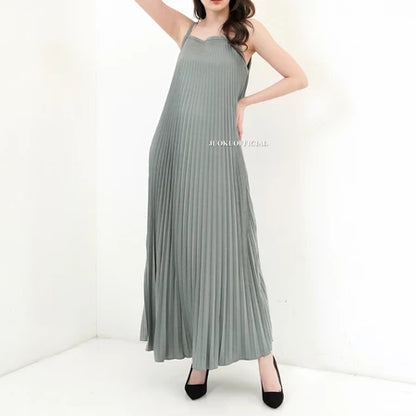 Inner Dress Plisket Mayung / Dress Polos Plisket / Inner Plisket / Dress Mayung / Dress Plisket / Inner Pleated Dress